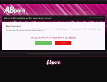 Tablet Screenshot of abporn.com